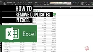 How to remove duplicates in Excel