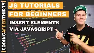 Javascript Tutorial for beginners [ how to add html elements using javascript ]