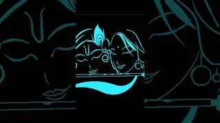 Draw Lord Krishna And Radha Using Python Turtle Graphics | Python | #shortvideo #shorts #krishna