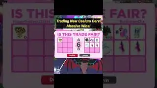 Trading *NEW* CAELUM CERVI In Adopt me! Win/fair/lose 