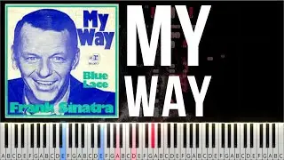 Frank Sinatra - My Way - Piano Tutorial