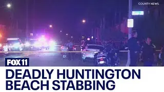 2 dead, 4 hurt in Huntington Beach stabbing