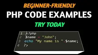 A simple PHP Program | PHP program example | Learn to write simple PHP code with HTML