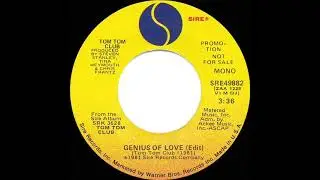 1982 Tom Tom Club - Genius Of Love (mono radio promo 45)