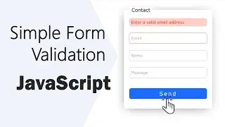 How to perform simple webform validation using javascript