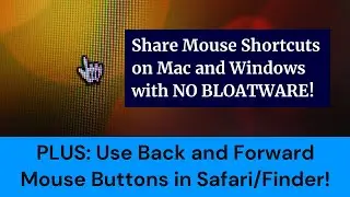 Use One Mouse with Same Shortcuts Between Mac and Windows with no Bloatware!