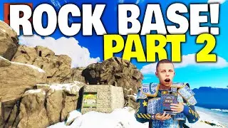 We Raided a Rich Solo Player! The Rock Base Series Episode 2 - Rust Survival