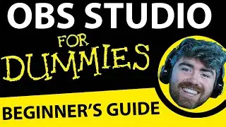 OBS STUDIO FOR DUMMIES 2023 Beginners Guide to Live streaming & ZOOM CAMERA EFFECT TUTORIAL