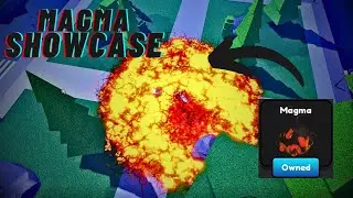 Full detailed Magma showcase 🌋[AFSX | Anime Fighting Simulator X] (ROBLOX)