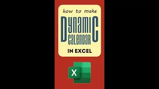 Excel Pro Trick: Make Dynamic Calendar quickly with #Excel SEQUENCE Function and Excel DATE Formula