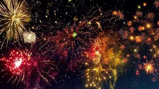 8 Hours - Fireworks SLOW MOTION - Video and Natural Audio | Great Escapes