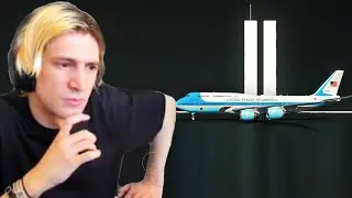 xQc Reacts to Inside Air Force One During 9/11