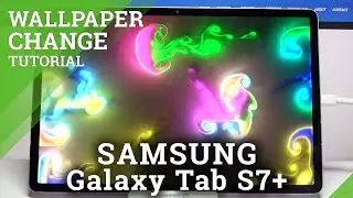 How to Download & Apply Live Wallpaper in Samsung Galaxy Tab S7+? Magic Fluids Application