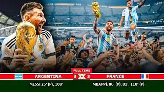 ARGENTINA vs FRANCIA 🏆 FINAL Qatar 2022 ⚽ RESUMEN y GOLES + PENALES ᴴᴰ