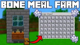 🦅 Minecraft Bedrock 1.20 | EASY BONE MEAL FARM TUTORIAL!