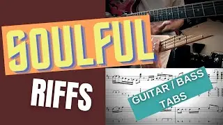 Soulful RnB Riff - Guitar Lesson (w/ Guitar & Bass TABs)