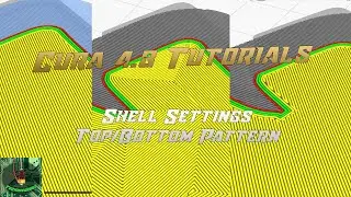 Cura 4.8 tutorials - Shell Settings - Top and Bottom Pattern