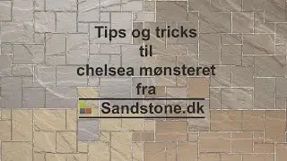 Lægge vejledning for Chelsea-læggemønster fra Sandstone.dk