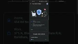 How to look at History in Google Maps. #google #history