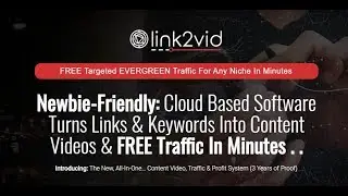 The Best software To convert Blog Post into Video - Link2Vid Review