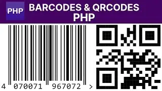 Php barcode and qr code generator