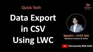 Export Data in CSV Using Lightning Web Component (LWC)