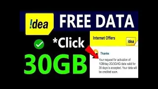 Idea Free Internet Tricks – Free 30 GB 4G Data Instantly