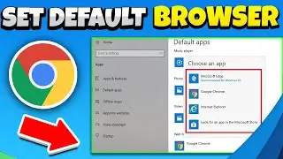 How to set default browser laptop/PC