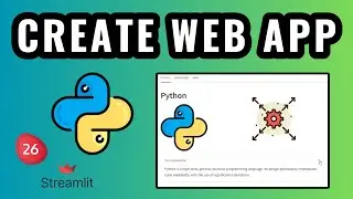 Expander Widget - Web App with Python Streamlit Lesson 26