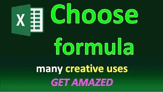 How to use Choose function in Excel | Choose function in Excel with examples