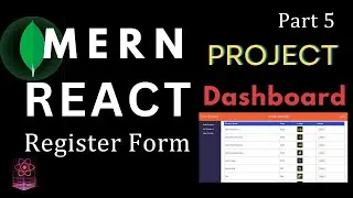 17. React Register Form || MERN Project in Telugu