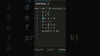 Keep Track of your Variables! #shorts #python #python3 #programming #coding #challenge