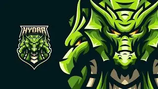 Hydra Logo E-sports Tutorial Using CorelDraw