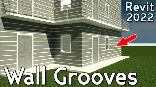 #99 | Create a custom Groove in Revit | Wall Reveal [DeepakVerma]