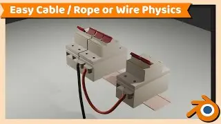 Blender Tutorial : Cable or Rope or Wire Physics in Blender 3