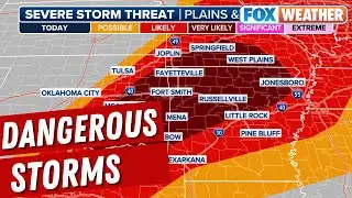 Dangerous Storms To Ramp Up Across Midwest, South With Threat Of Tornadoes, Large Hail