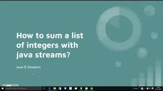 How to sum a list of integers with java 8 streams