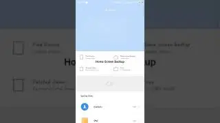 How to Remove Home Screen Backup from MI Cloud.