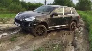 Porsche Cayenne внедорожные способности на дорожной резине