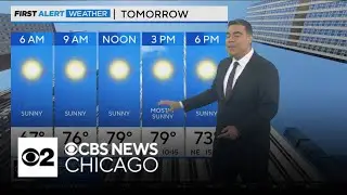 Dry, cooler air moving into Chicago area Friday