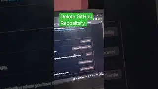 How to delete Github Repository