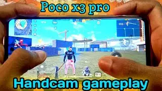 Poco x3 pro free fire handcam gameplay || poco x3 pro free fire test || ( Ultra Graphic)