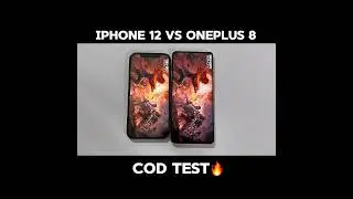 iPhone 12 vs OnePlus 8 - COD  TEST!!