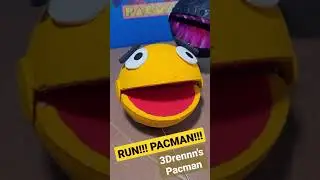 Pacman VS ROBOT PACMAN | Cardboard Version 