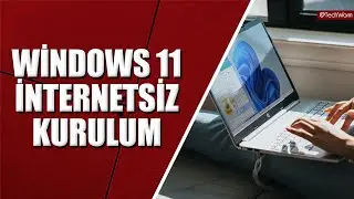 Windows 11 İnternetsiz ve Microsoft Hesabı Olmadan Kurulum ✅