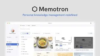 Memotron - The Personal Knowledge Management (PKM) app