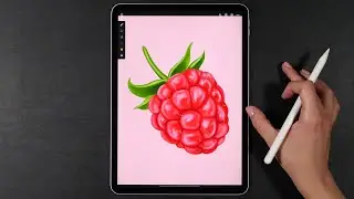 Infinite Painter Raspbery Drawing Tutorial (Android friendly)