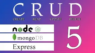 CRUD with Node JS, Express and Mongo Db 5: Update data in Database