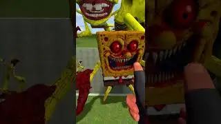 ALL SIZE SPONGE BOB TAPES FAMILY FROM SMALL TO BIG POW! HAHA! BIG HOLE in Garry's Mod !