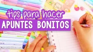 CÓMO HACER APUNTES BONITOS Y PERFECTOS - Tips regreso a clases ✎ Craftingeek